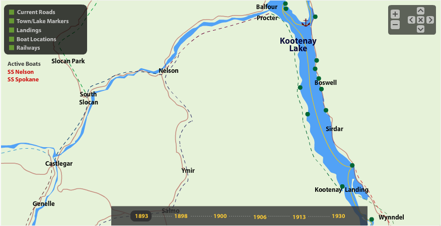 Map - The Crow Boat Route