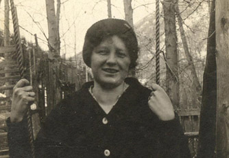 Mabel Timms en Kaslo, Avril 1916