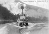 Le vapeur à une roue International sur le lac Kootenay